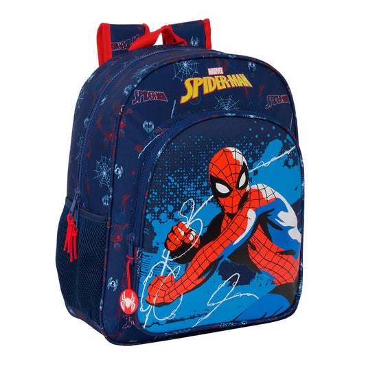 Mochila Infantil Spider-Man Neon 22 x 27 x 10 cm