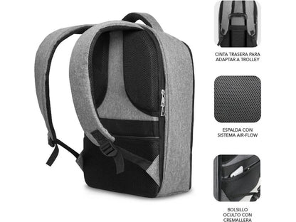 Mochila para Portátil Subblim SUBBP3SA1100 Negro 16"