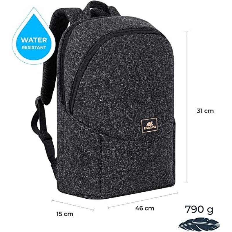 Maletín para Portátil Rivacase Anvik Negro 15,6"