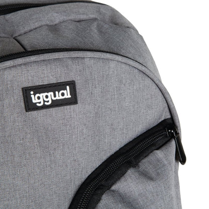 Mochila para Portátil iggual Daily Use Gris 15.6"