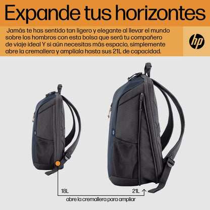 Mochila para Tablet HP 6B8U7AA Azul 18 L 15,6"