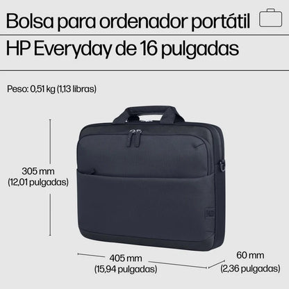 Maletín para Portátil HP EVDAY 16 ODYSSEY Negro 16"