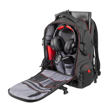 Mochila para Portátil Genesis Pallad 550 17.3" Negro