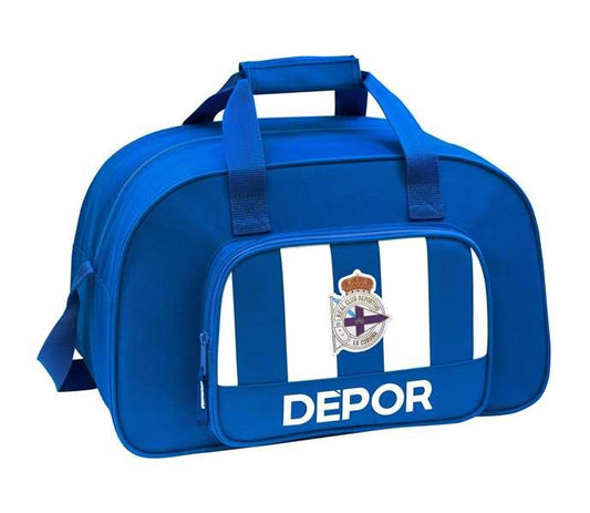 Bolsa de Deporte R. C. Deportivo de La Coruña Azul Blanco (40 x 24 x 23 cm)