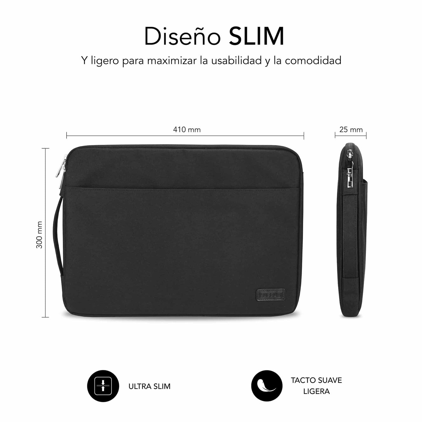 Funda para Portátil Subblim SUB-LS-0PS0101 Negro 15,6''