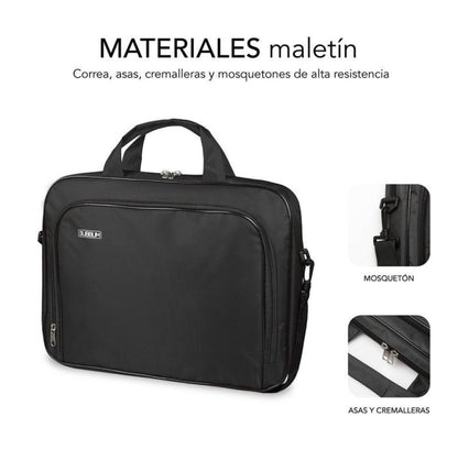 Maletín para Portátil Subblim SUB-LB-1OLB050 Negro 16"