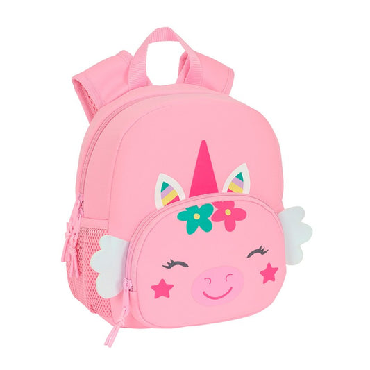 Mochila Infantil Safta Unicornio 20 x 9 x 25 cm