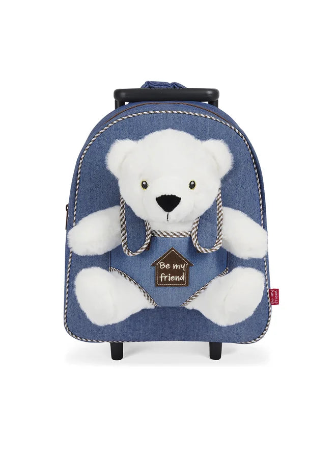 Mochila Escolar con Ruedas Perletti Perry 38 x 28 x 11 cm Oso polar