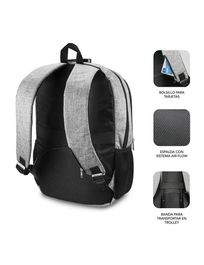 Mochila para Portátil y Tablet con Salida USB Subblim SUB-BP-1UL0001 15,6"