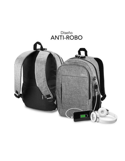 Mochila para Portátil y Tablet con Salida USB Subblim SUB-BP-1UL0001 15,6"